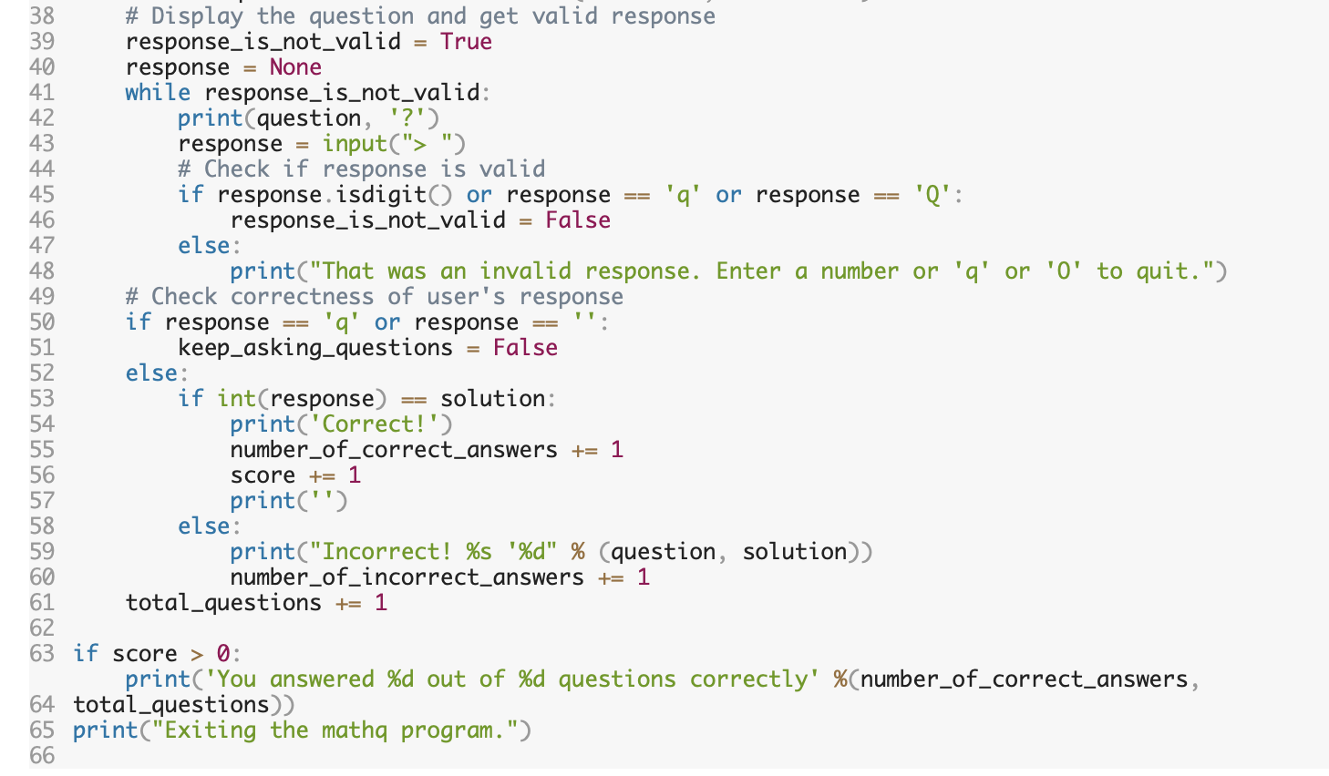 Solved IN PYTHON. code works, but the scoreboard has an | Chegg.com