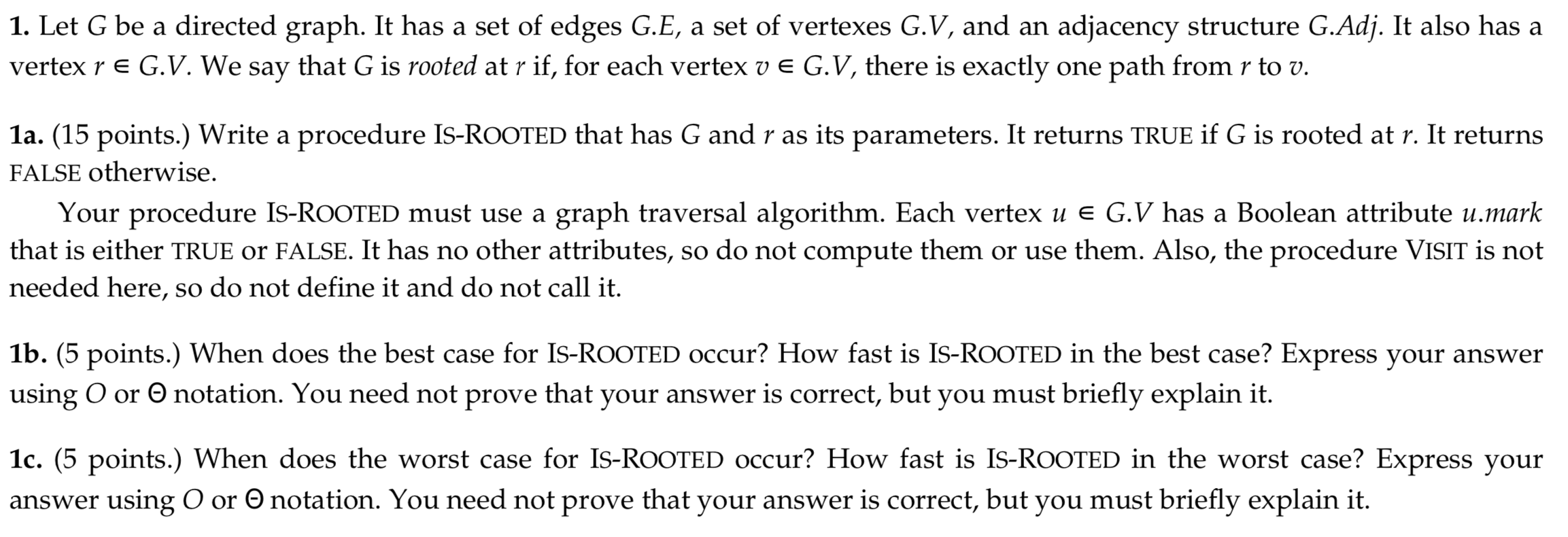 Solved 1. Let G be a directed graph. It has a set of edges | Chegg.com
