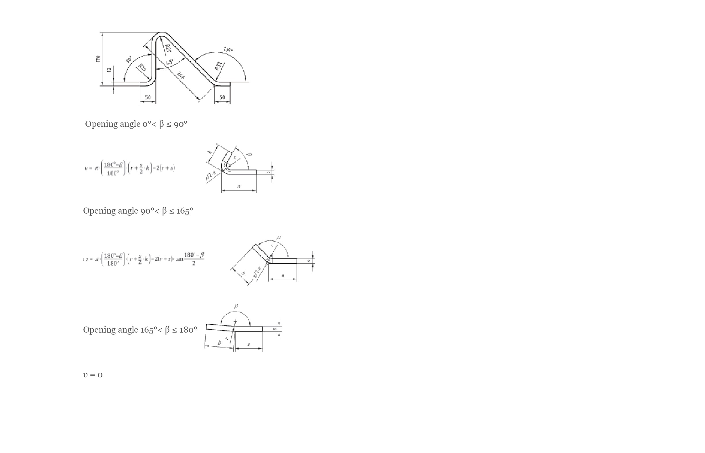 Solved Calculate The Straightened Flat Length Of Plate Se 