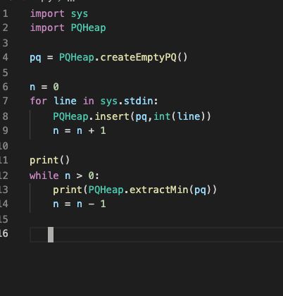 Solved My min heap function wont let me sort the first | Chegg.com
