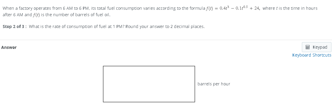 Solved When a factory operates from 6 AM to 6PM its total Chegg