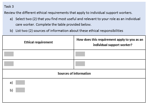Solved Task 3 Review the different ethical requirements that | Chegg.com