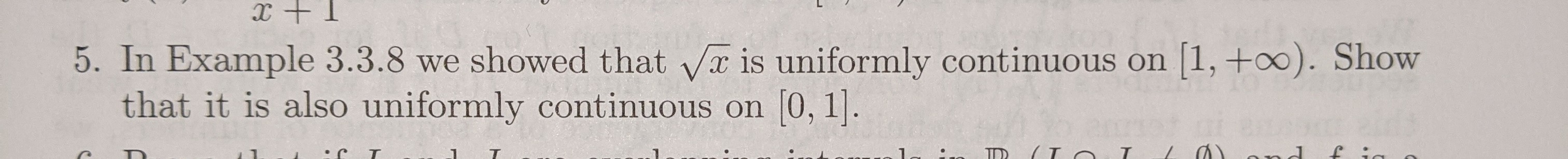 Solved This is real analysis mathematics. Please write as | Chegg.com
