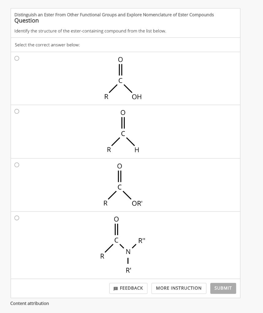 ester functional group