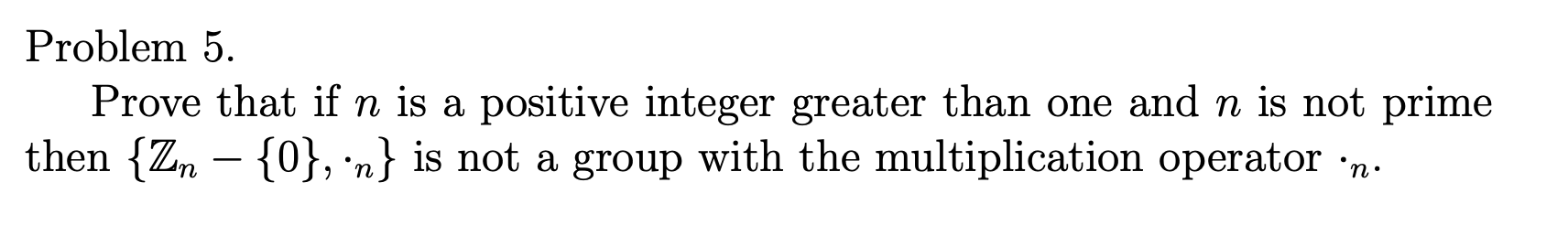 Solved Problem 5. Prove that if n is a positive integer | Chegg.com
