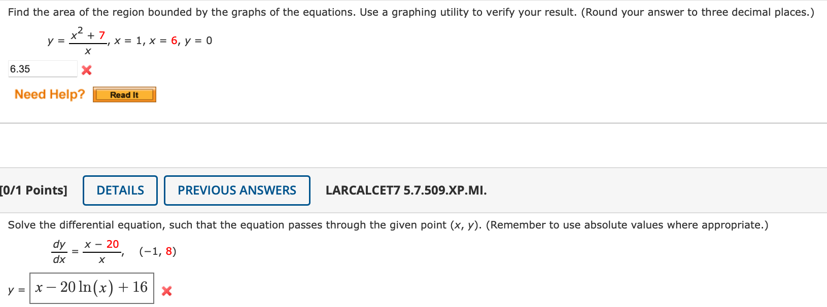 Solved Find The Area Of The Region Bounded By The Graphs Of Chegg Com