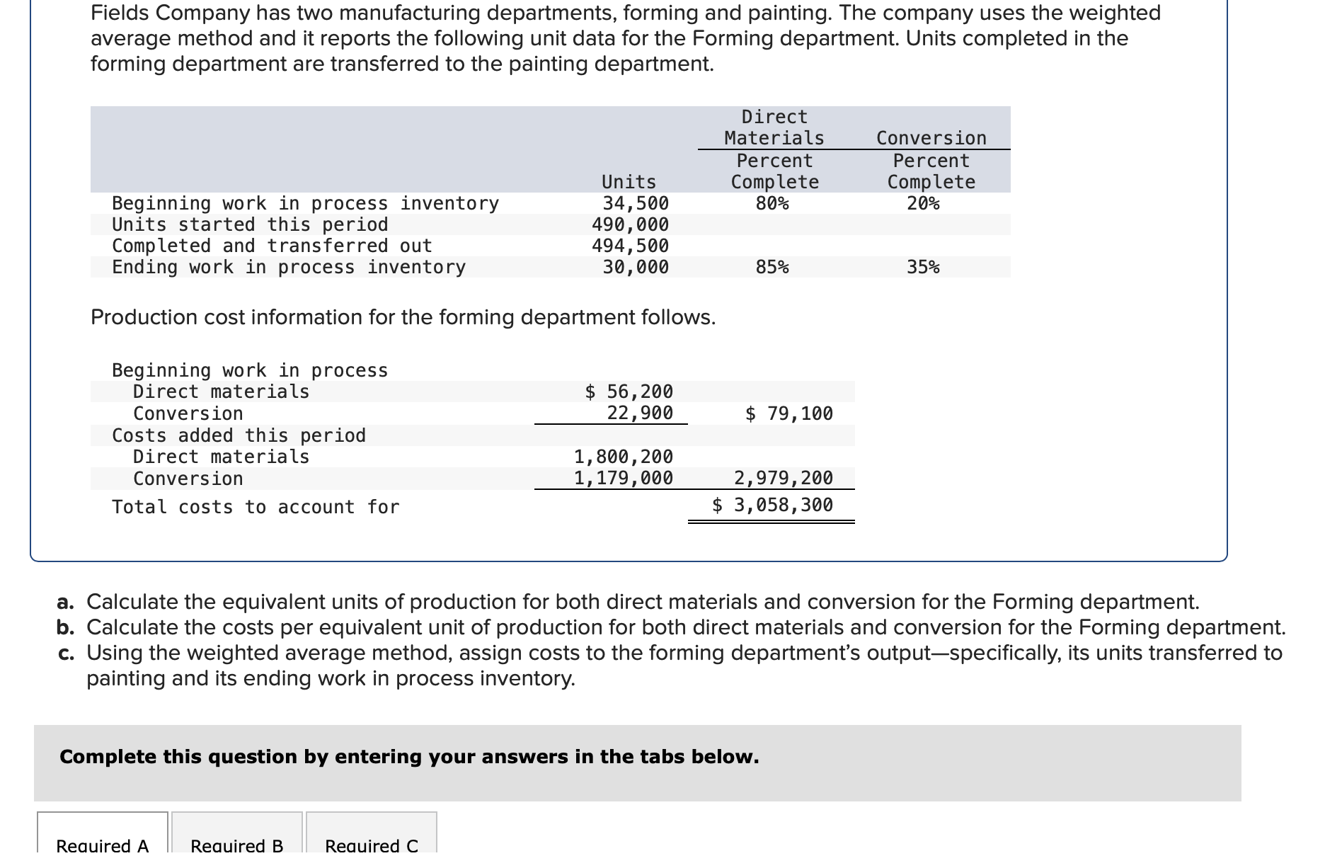 solved-fields-company-has-two-manufacturing-departments-chegg