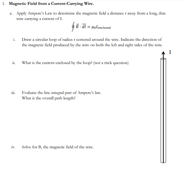 Solved Apply Ampere’s Law to determine the magnetic field a | Chegg.com