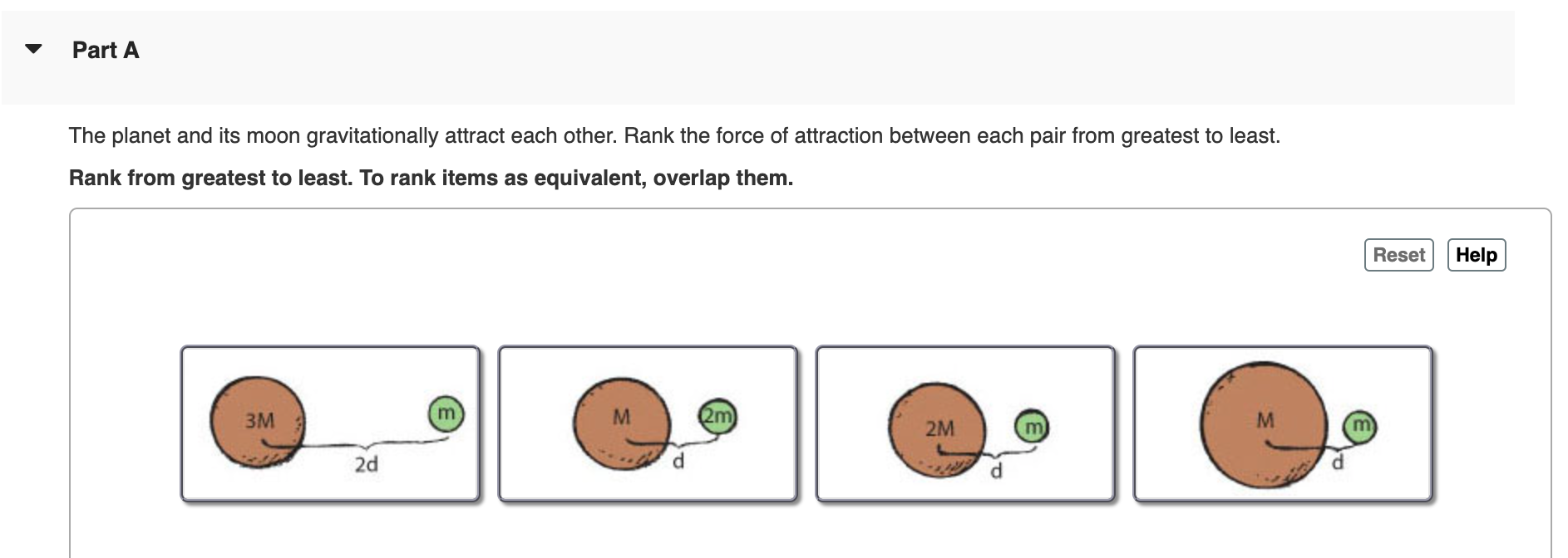 Solved The planet and its moon gravitationally attract each | Chegg.com