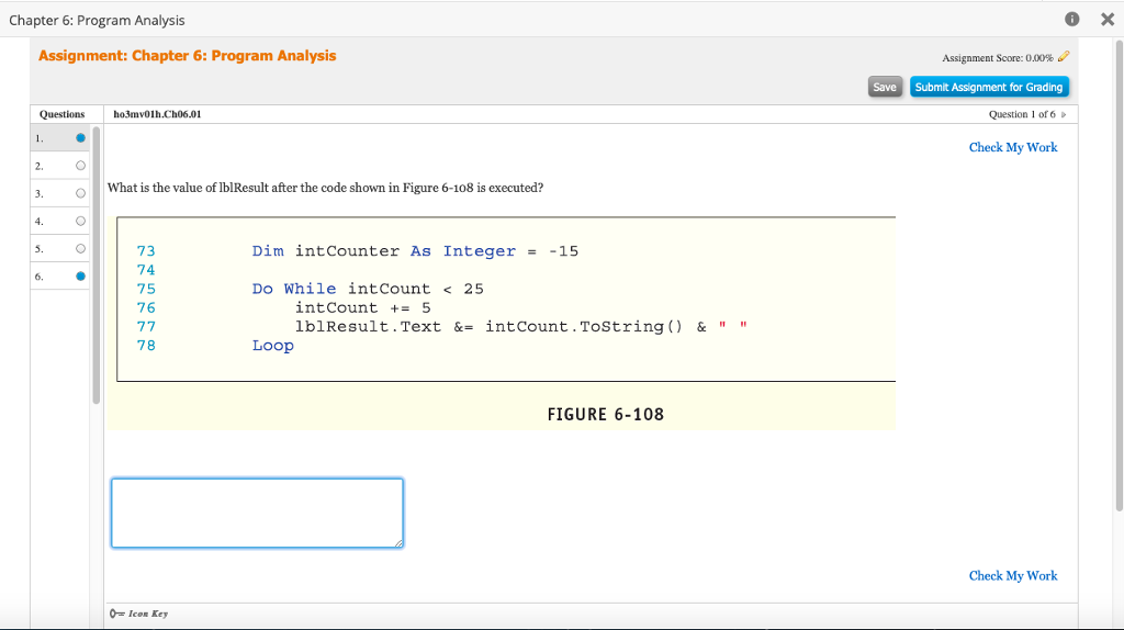 Solved Chapter 6: Program Analysis Assignment: Chapter 6: | Chegg.com