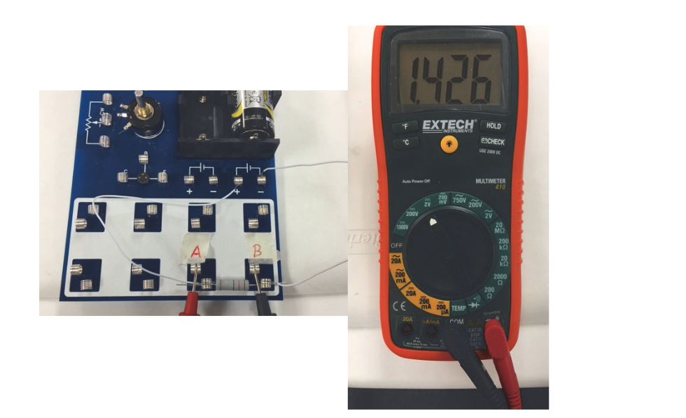 Solved F EXTECH HOLD SOCHECK th ihr Auto Power MULTIMETER Žv | Chegg.com