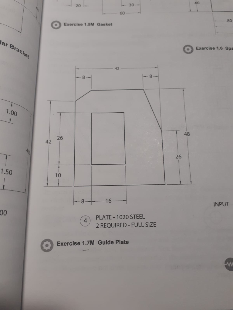 Solved I need help regarding these problems for Autocad | Chegg.com