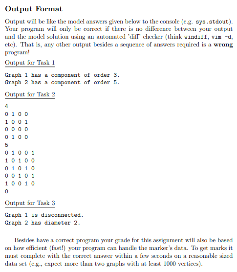 In this assignment we want you to write simple graph | Chegg.com