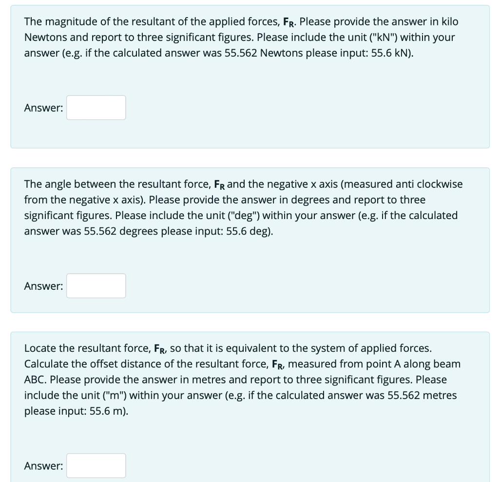 Solved F2 =300 N F1 F3 = 700 N 60° A M =1500 Nm B CH 2 m 3 m | Chegg.com