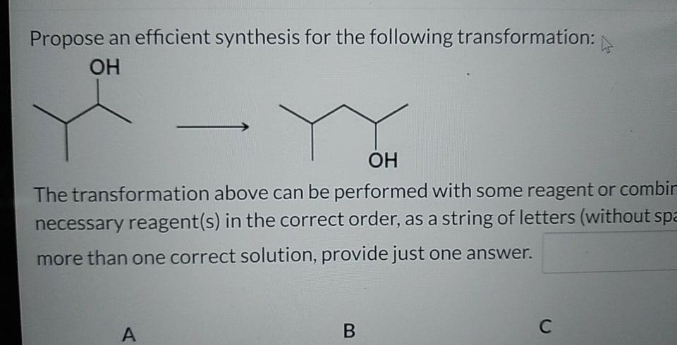 Solved The Transformation Above Can Be Performed With Some | Chegg.com