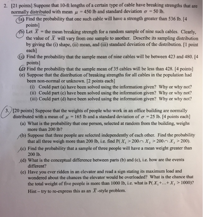 Solved [21 points] Suppose that 10-ft lengths of a certain | Chegg.com