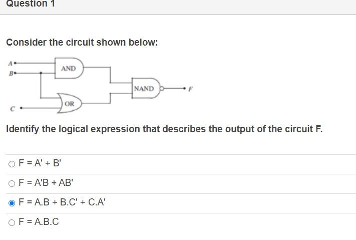 Solved Consider the circuit shown below: Identify the | Chegg.com