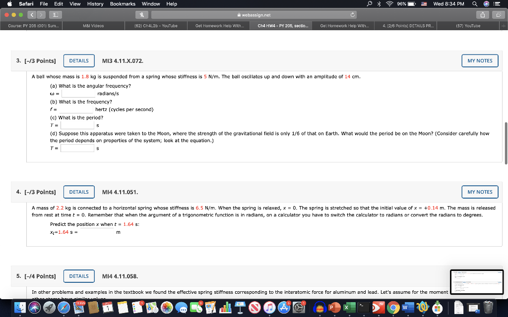 Solved Safari File Edit View History Bookmarks Window Help O | Chegg.com