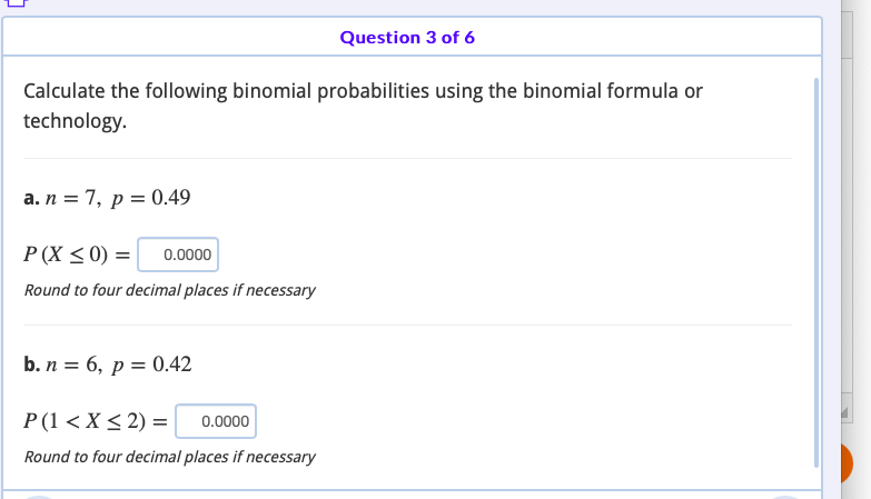 Calculate The Following Binomial Probabilities Using | Chegg.com