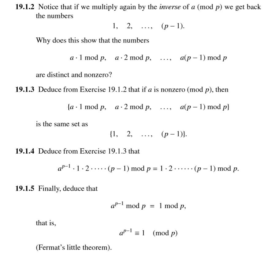 Solved 19 1 2 Notice That If We Multiply Again By The