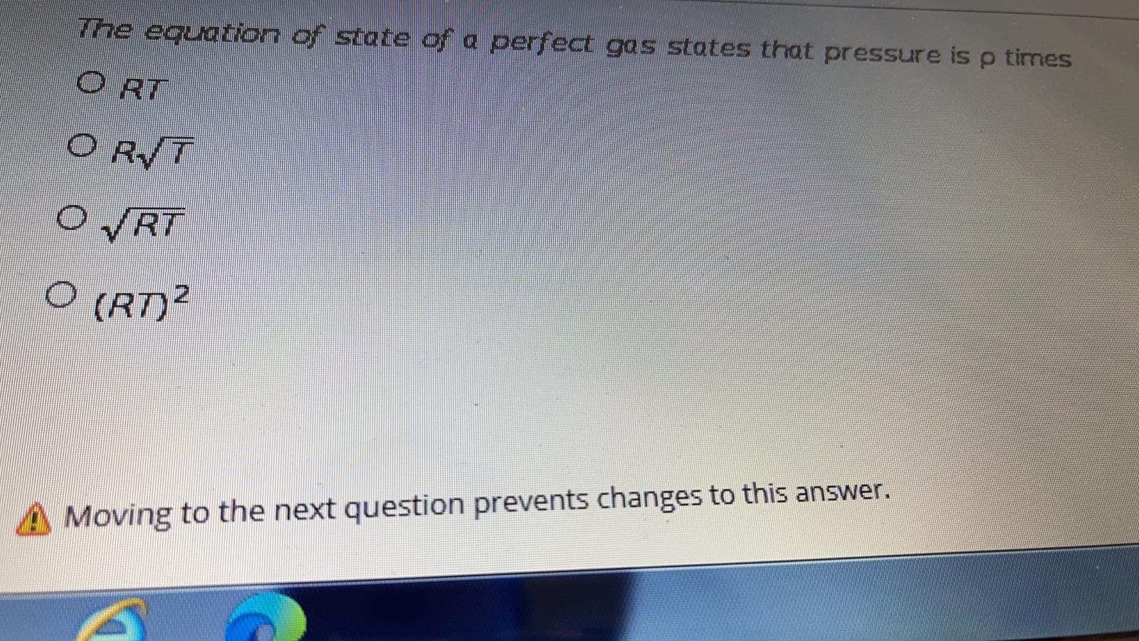 Solved The Equation Of State Of A Perfect Gas States That | Chegg.com