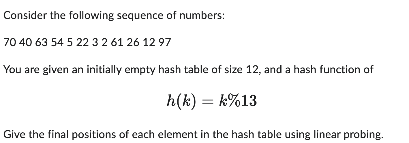 Solved Consider the following sequence of numbers: | Chegg.com