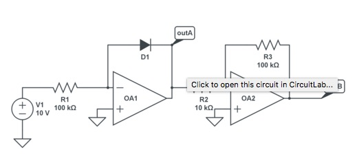 Solved For the circuit below, assume VT = 25 mV, Is = 5 fA | Chegg.com