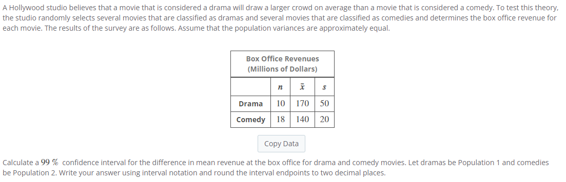 Solved A Hollywood studio believes that a movie that is | Chegg.com