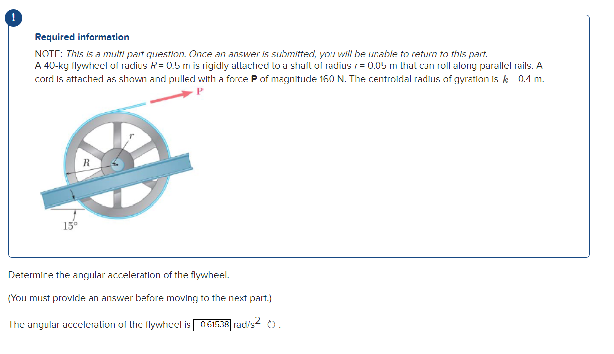 Solved Required Information NOTE: This Is A Multi-part | Chegg.com