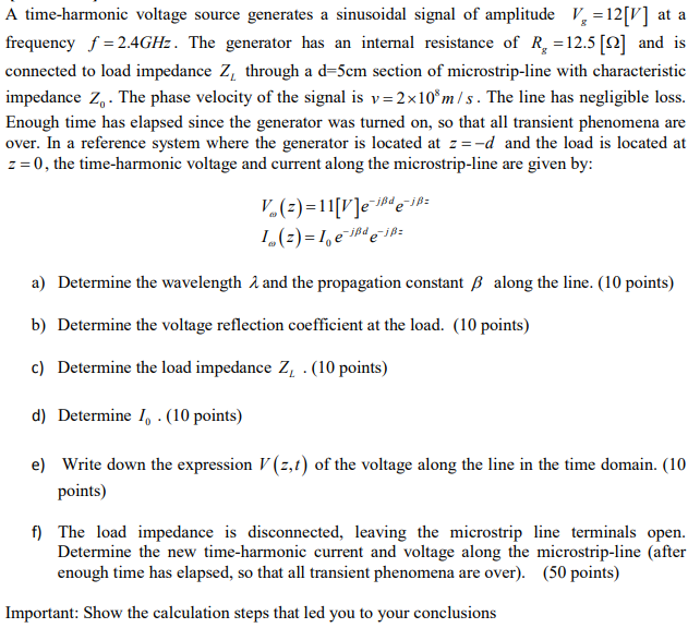 Solved source generates a sinusoidal signal of amplitude V, | Chegg.com