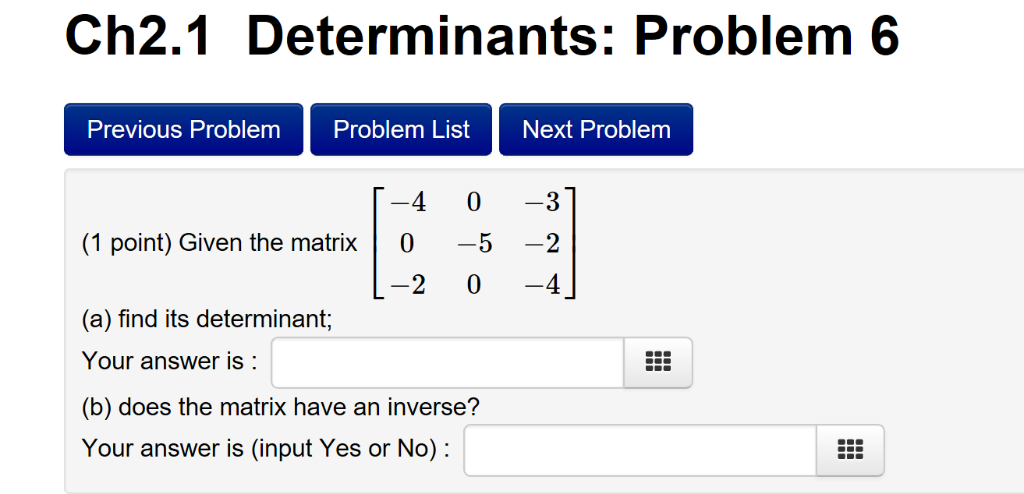 Solved [1 -2 (1port,Giventhe matrixAs:lf point) Given the | Chegg.com