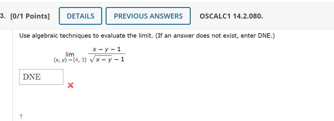 Solved 3 [0 1 Points] Details Previous Answers Oscalc1