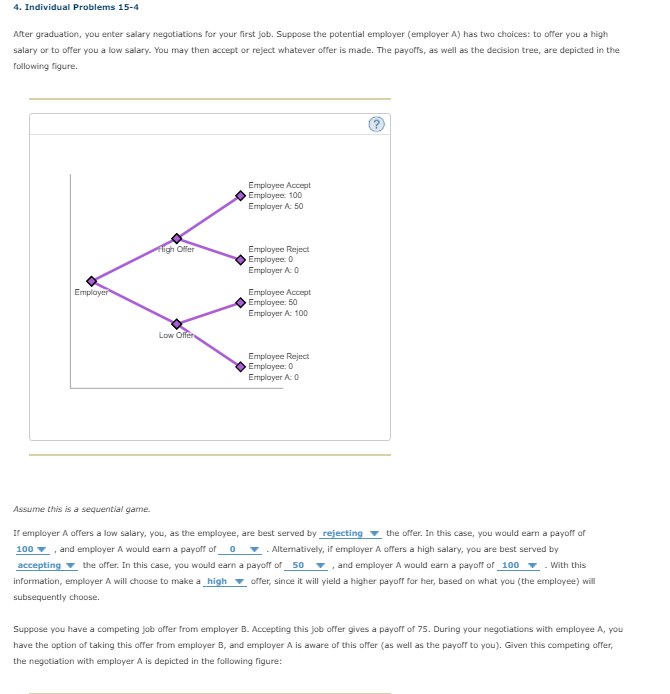 Solved 4. Individual Problems 15-4 After Graduation, You | Chegg.com