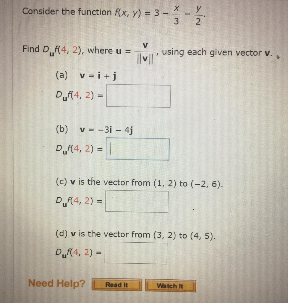 Solved X Consider The Function F X Y 3 U 2 3 Find Chegg Com