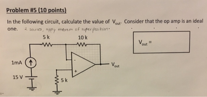 Solved Problem #5 (10 points) In the following circuit, | Chegg.com