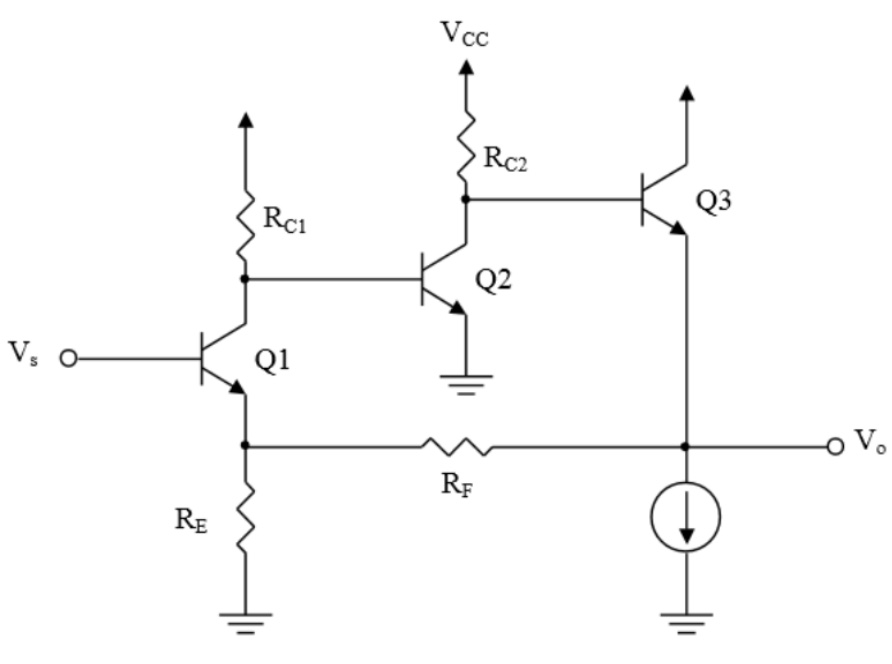 Solved a)redraw and highlight the A cuircuit and feedback | Chegg.com