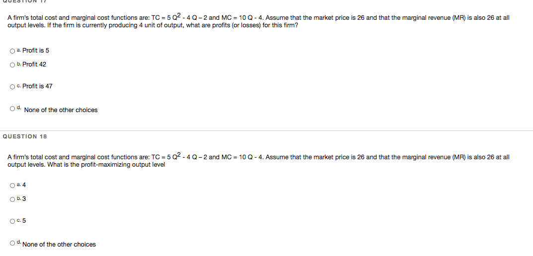 solved-a-firm-s-total-cost-and-marginal-cost-functions-are-chegg