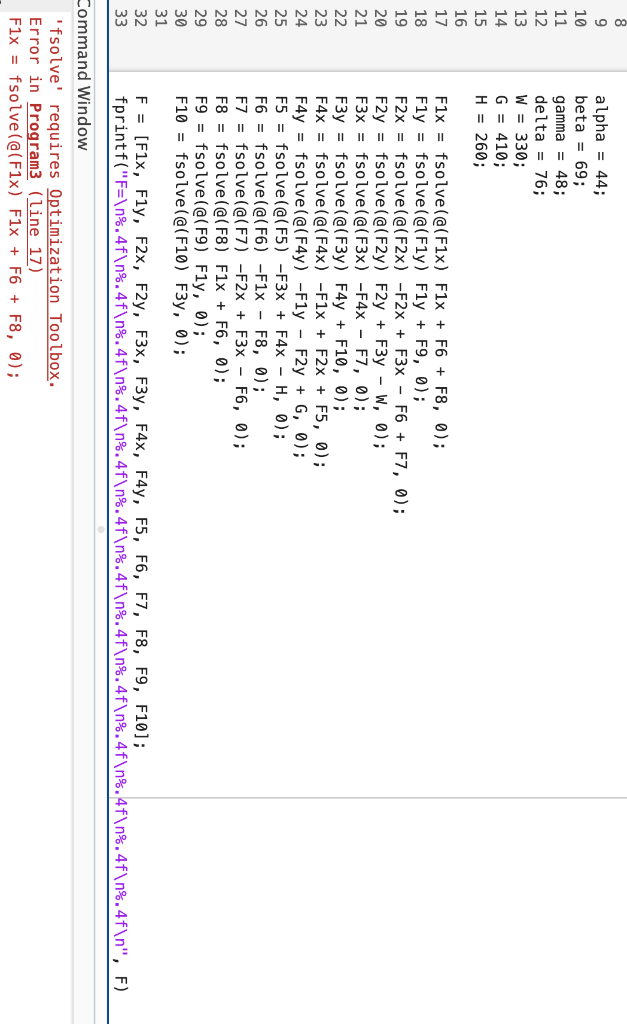 Solved Name the script file Program3. Put "format compact" | Chegg.com