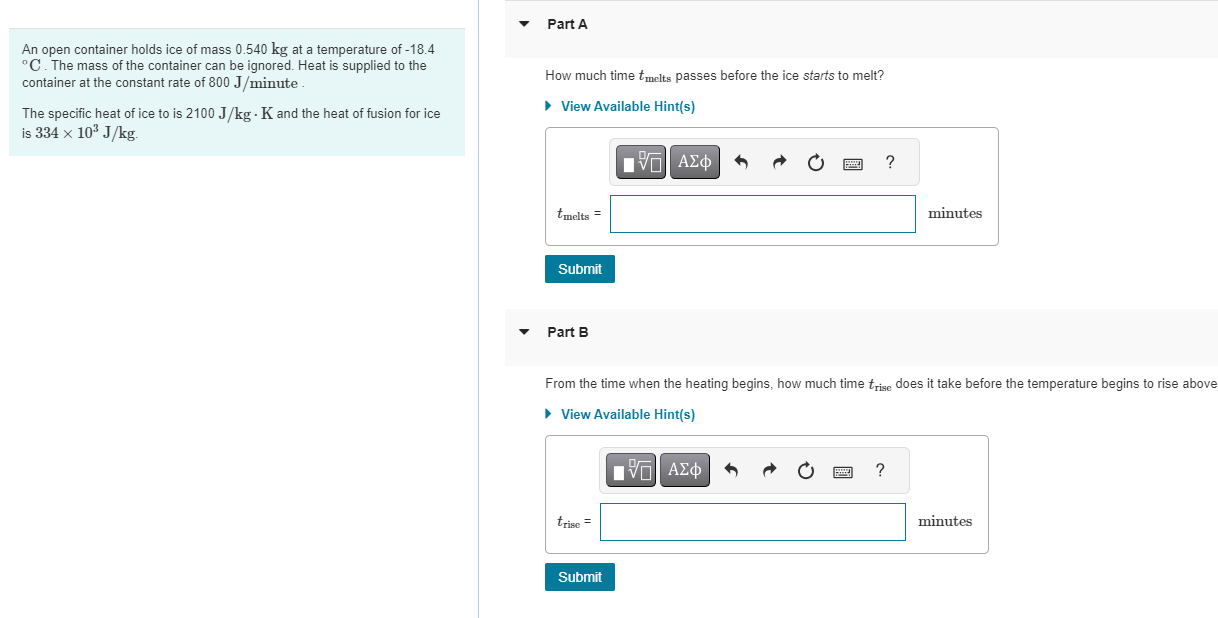 Solved Answer Part A And Part B | Chegg.com