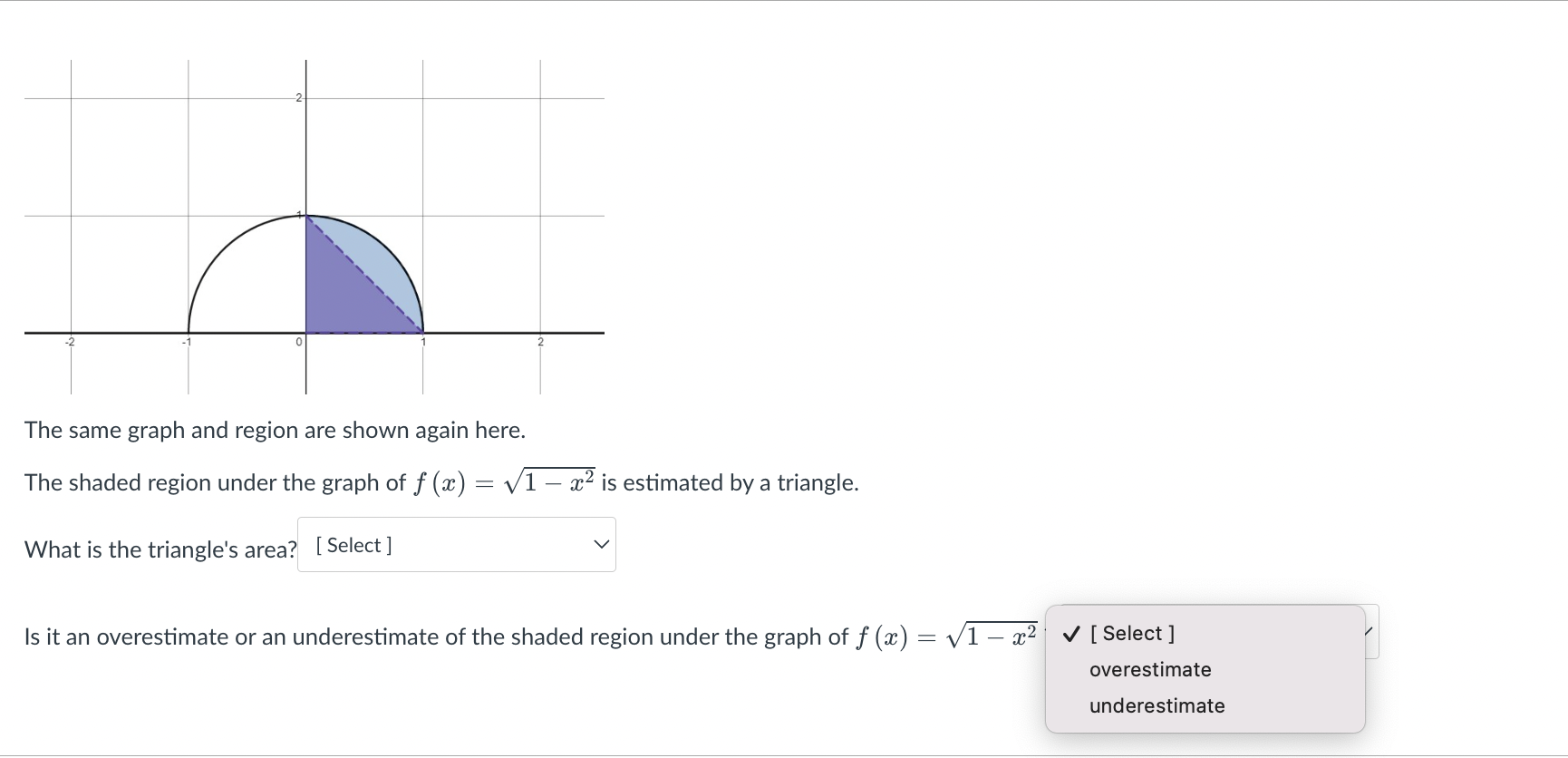 Solved The same graph and region are shown again here. The | Chegg.com