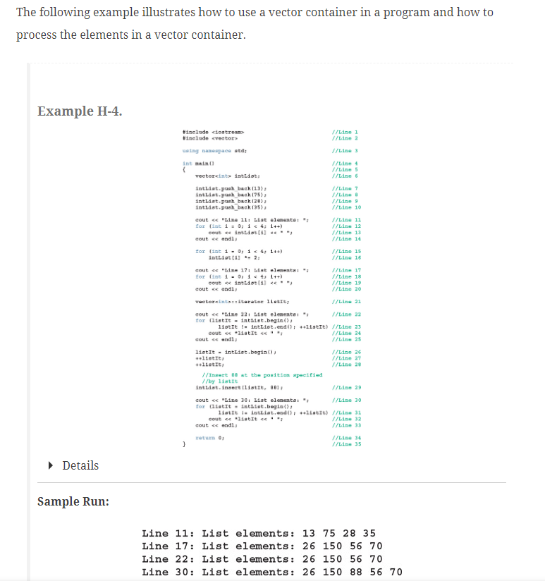 Solved Create your own vector class which will test | Chegg.com