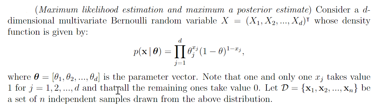 (Maximum Likelihood Estimation And Maximum A | Chegg.com