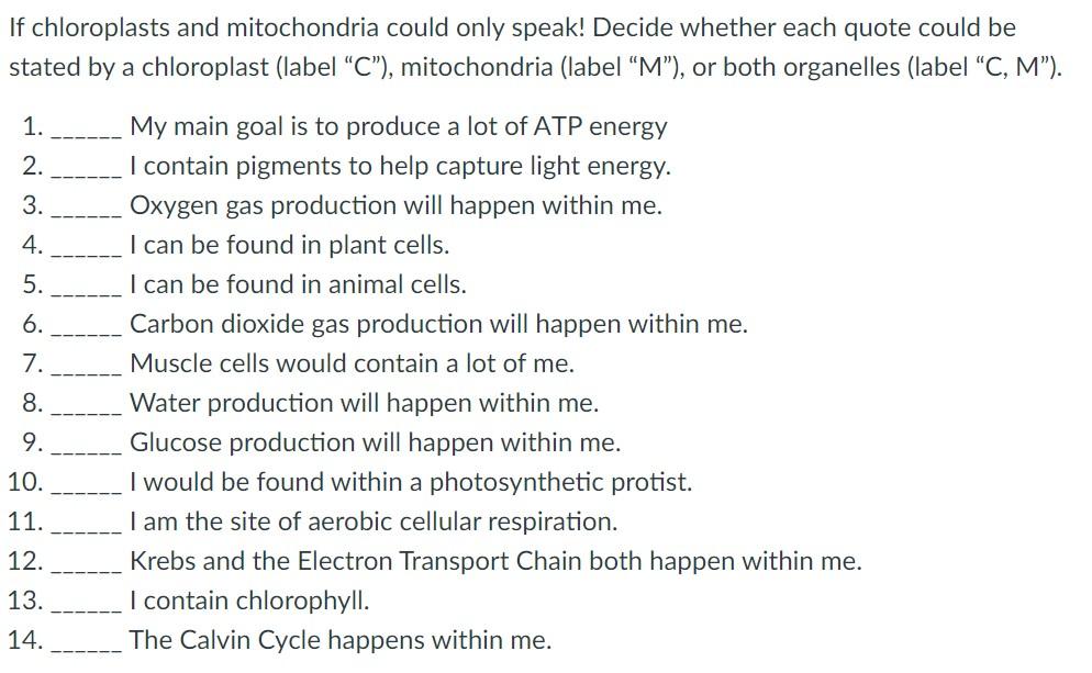 solved-if-chloroplasts-and-mitochondria-could-only-speak-chegg