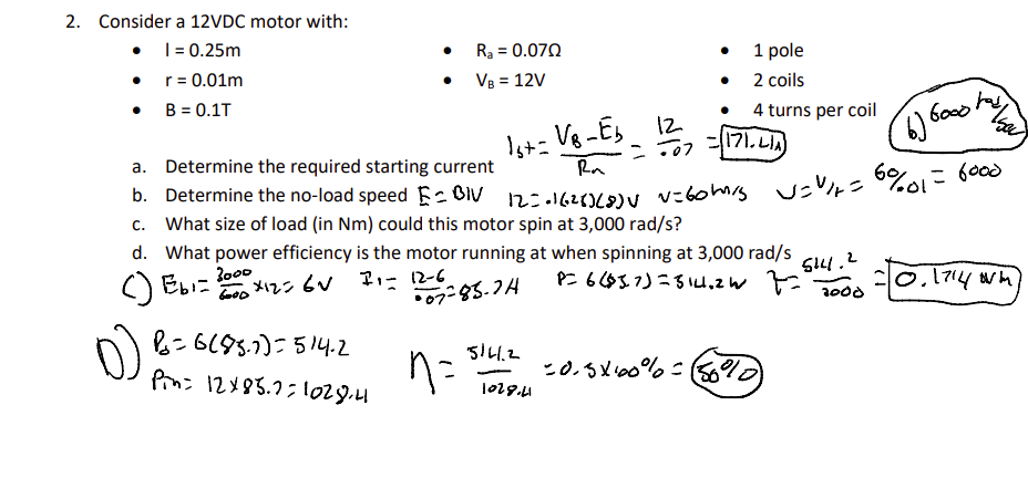 Solved 1. Use the provided Torque/Speed plot to estimate the | Chegg.com