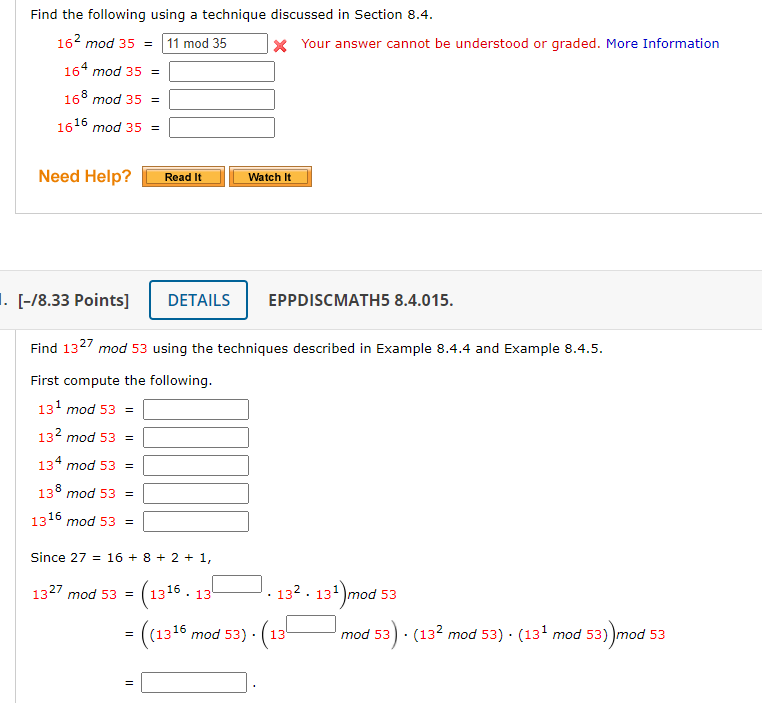 Solved Find the following using a technique discussed in | Chegg.com