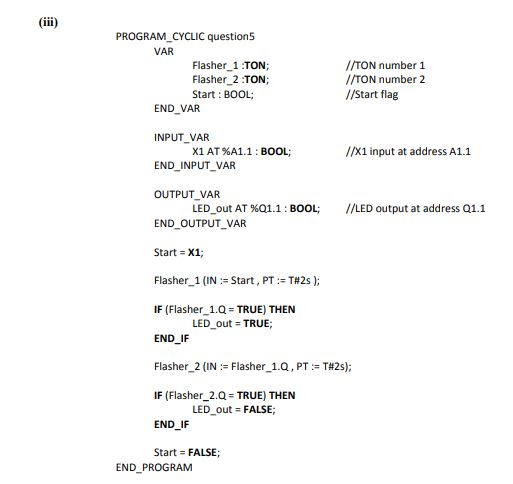 Solved Question 5 (a) Draw a ladder diagram for a latching | Chegg.com