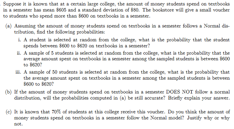 Solved Suppose it is known that at a certain large college, | Chegg.com