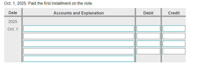 Solved i - X More Info Oct. 1, 2024 Dec. 31, 2024 Oct. 1, | Chegg.com