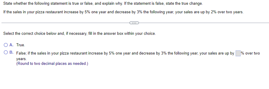 Solved State whether the following statement is true or | Chegg.com