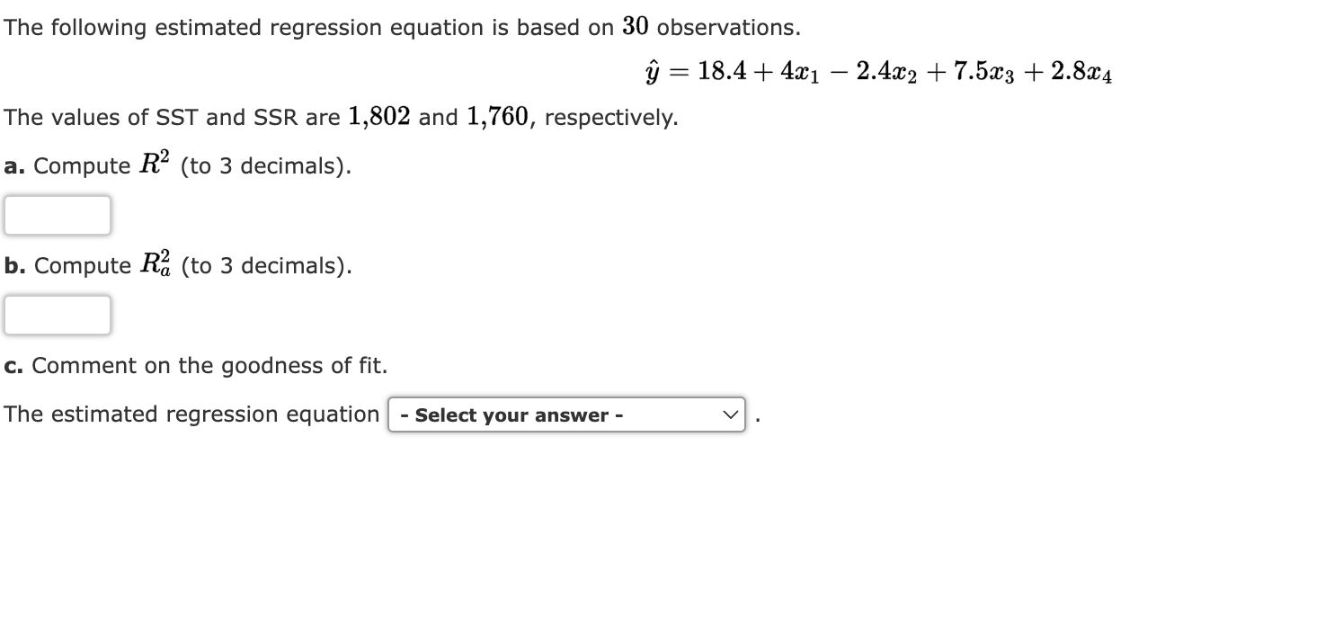 solved-the-following-estimated-regression-equation-relating-chegg